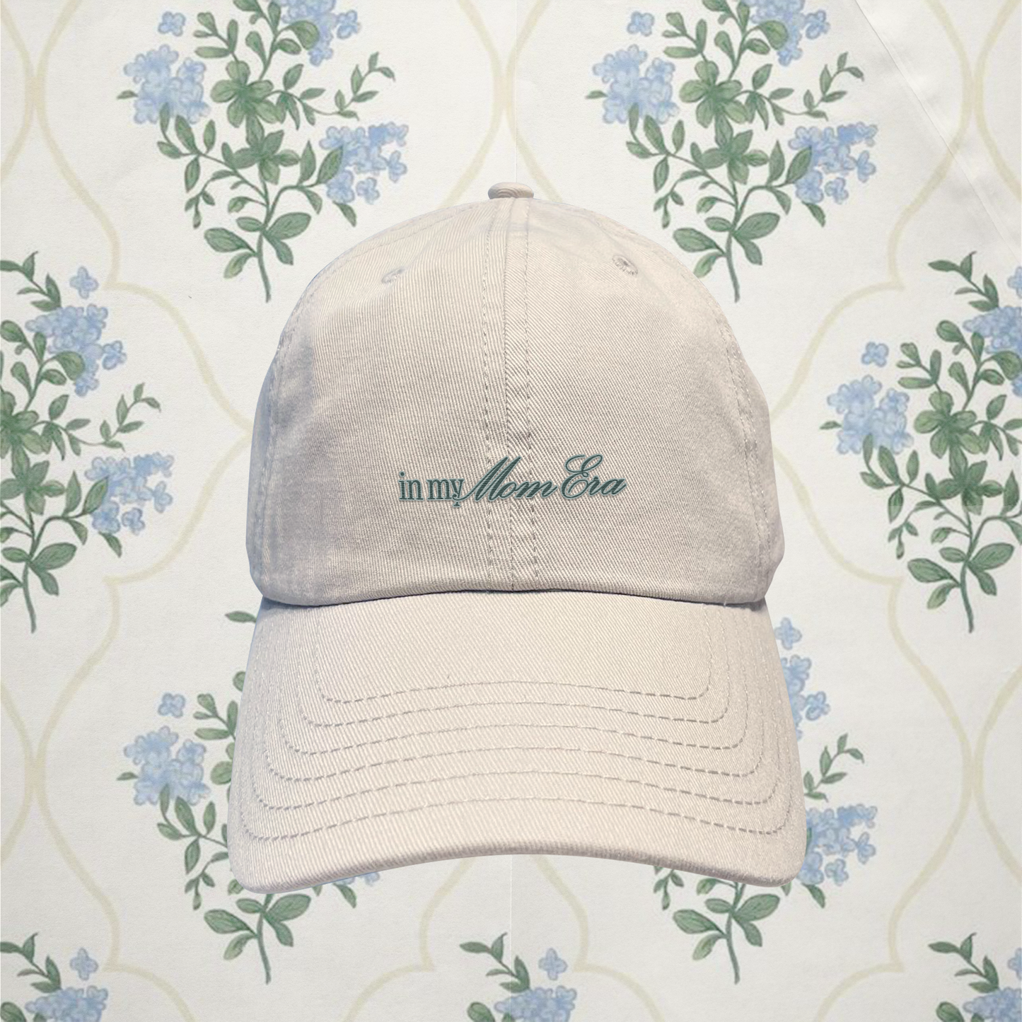 In my Mom Era Olive Green Cap