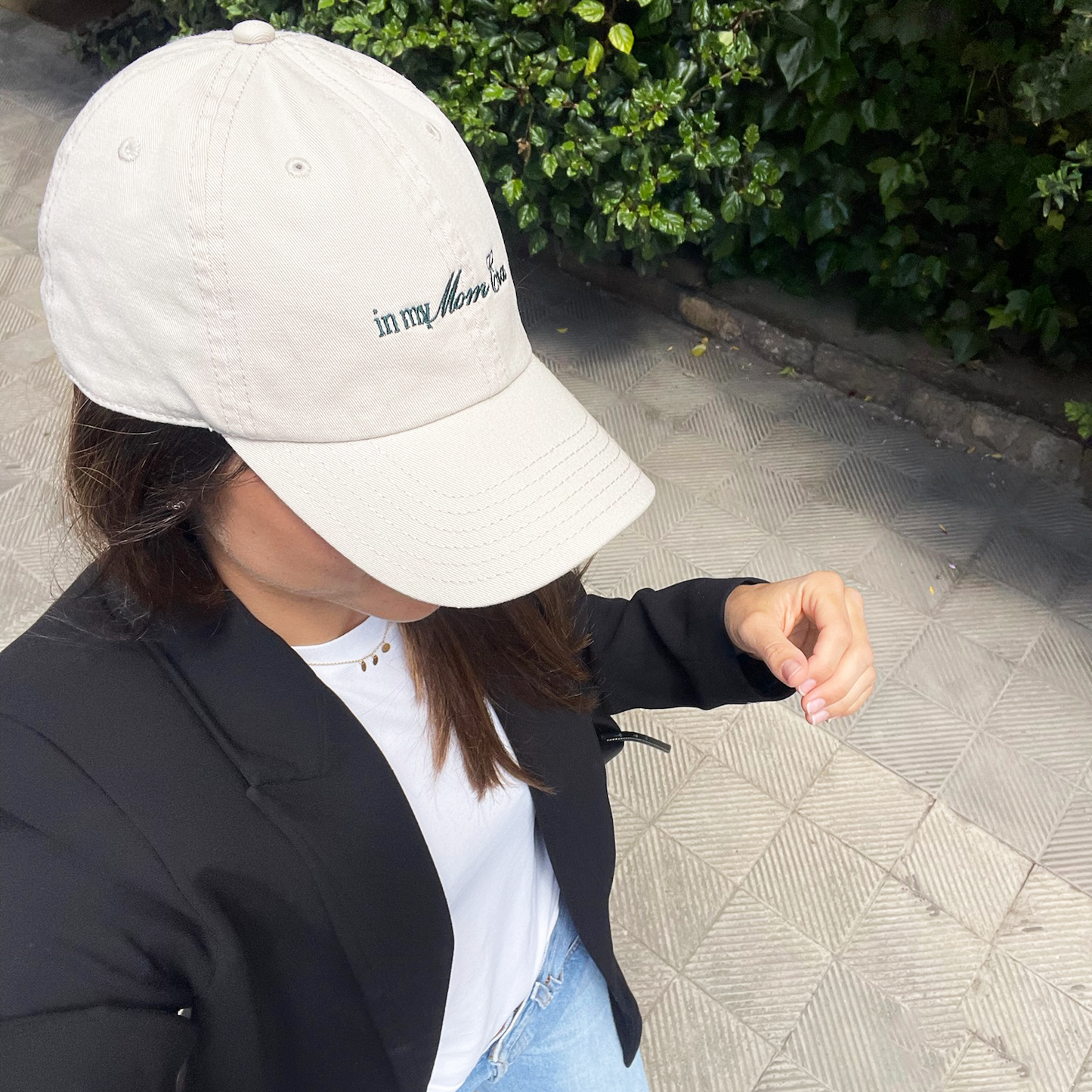 In my Mom Era Olive Green Cap