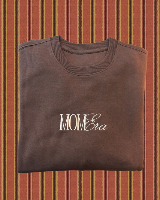Sudadera Chocolate Mom Era