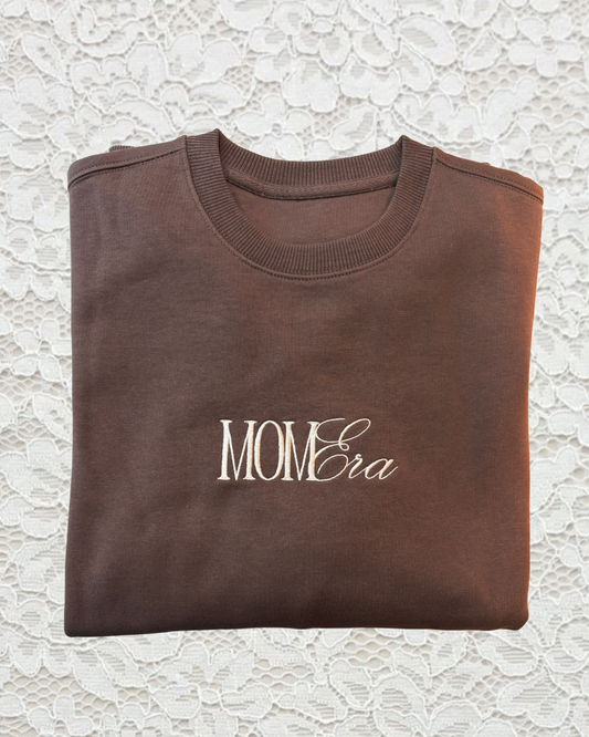 Sudadera Chocolate Mom Era