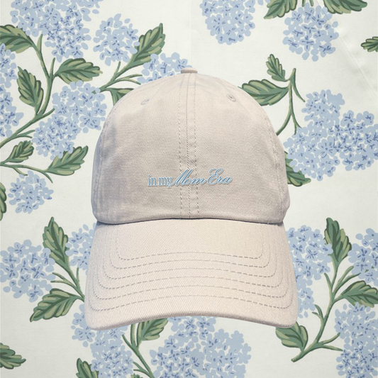 In my Mom Era Baby Blue Cap